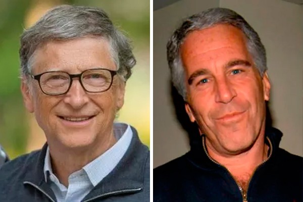 Bill Gates e Jeffrey Epstein (Foto: Getty)
