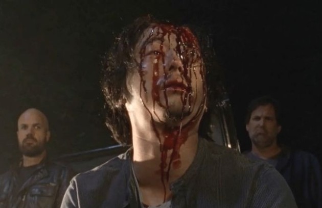 A morte de Glenn (Steven Yeun ) em 'The walking dead' chocou os fãs da série (Foto: AMC)