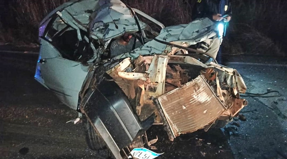 Motorista estava embriagado e com a carteira de habitação vencida desde 2016, conforme checagem da polícia. — Foto: Divulgação