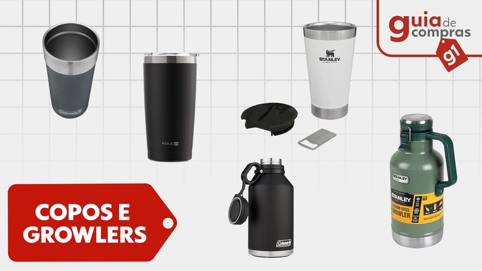 Guia de compras: copos e growlers — Foto: g1
