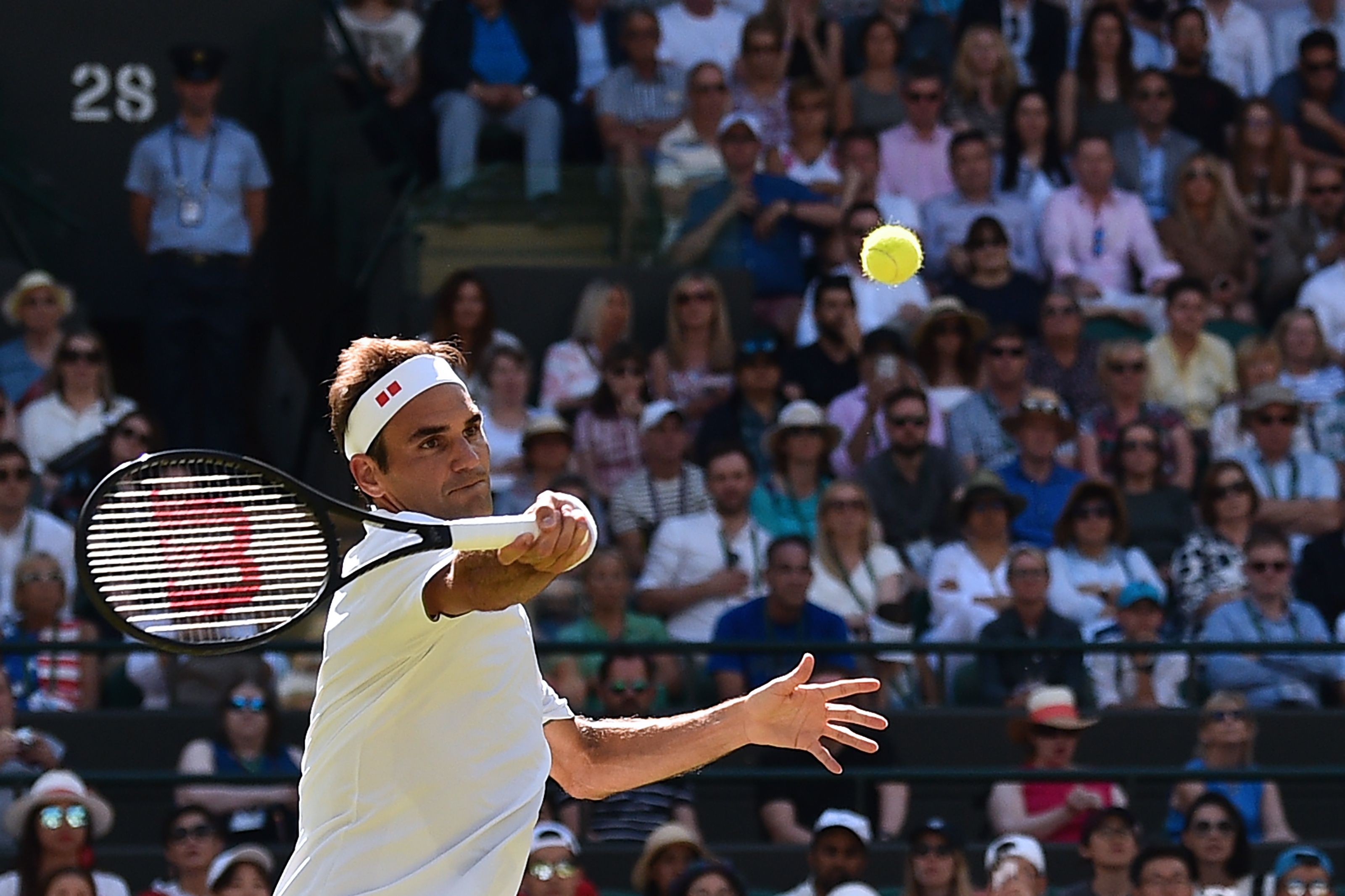 Federer está na terceira rodaa em Wimbledon