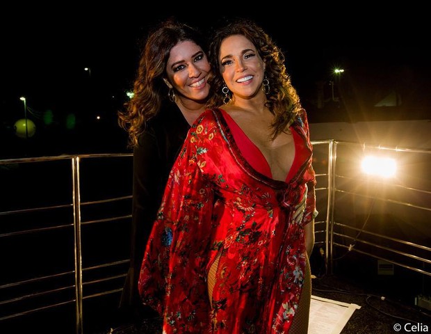 Daniela Mercury e Malu Verçosa (Foto: Célia Santos)