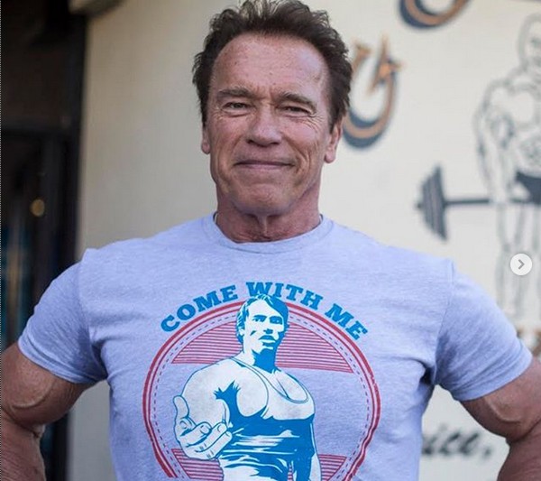 O ator Arnold Schwarzenegger (Foto: Instagram)