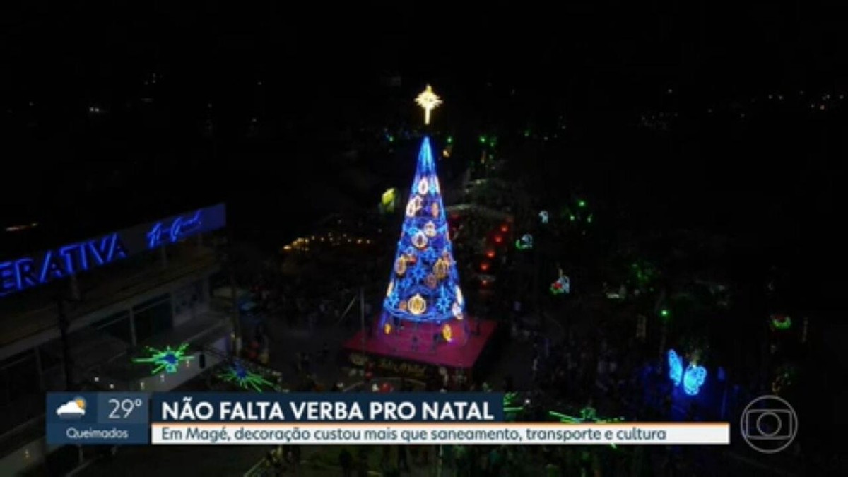 Prefeitura de Magé gasta R$ 4 milhões em decoração de Natal, enquanto  guardas municipais denunciam falta condições nos alojamentos | Rio de  Janeiro | G1