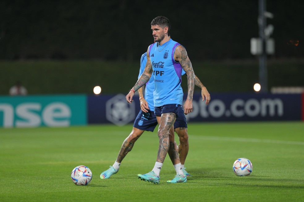 De Paul é dúvida para o jogo de sexta-feira — Foto: Divulgação/Argentina