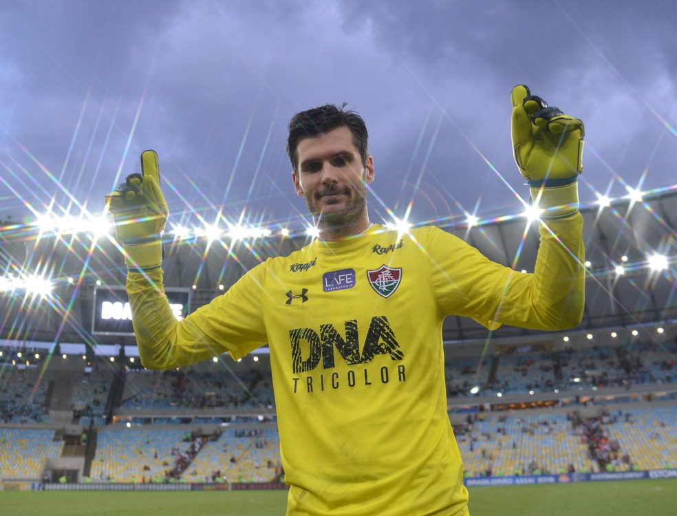 JÃºlio CÃ©sar, goleiro do Fluminense â€” Foto: ANDRÃ‰ DURÃƒO