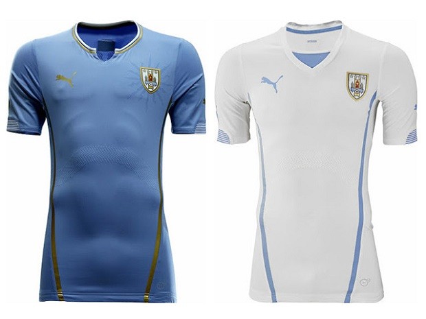 Camisa do Uruguai para a Copa do Mundo 2014 (Foto: Divulgação)