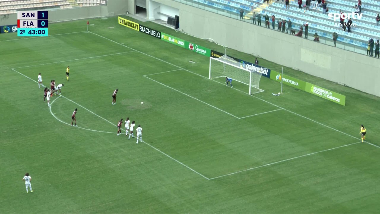 Melhores momentos de Santos 1 x 1 Flamengo pelo Campeonato Brasileiro Feminino
