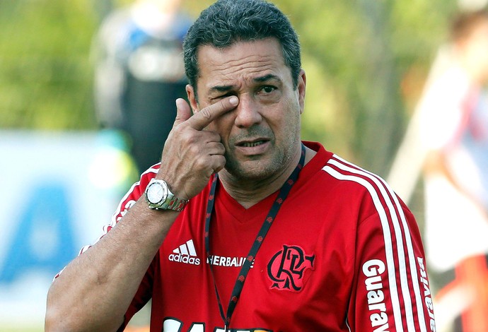 Vanderlei Luxemburgo Treino Flamengo (Foto: Cezar Loureiro / Agência O Globo)