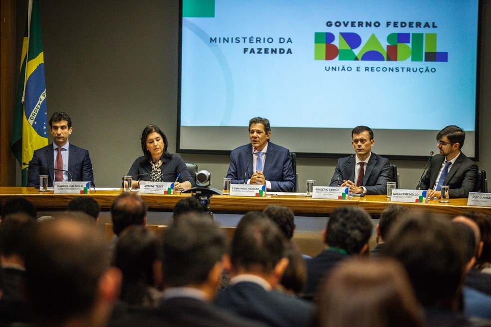 Equipe econômica do governo apresenta novo arcabouço fiscal  — Foto: Divulgação/Diogo Zacarias /MF