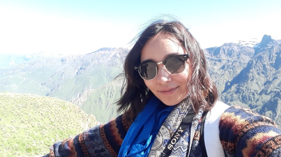 Rhanna vive atualmente na cidade de Arequipa, mas tenta ajuda para voltar ao Brasil — Foto: Arquivo pessoa/Rhanna Martins