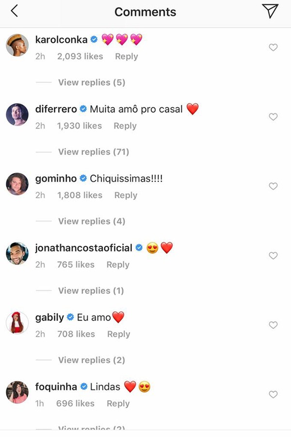 Comentários (Foto: Reprodução/ Instagram)