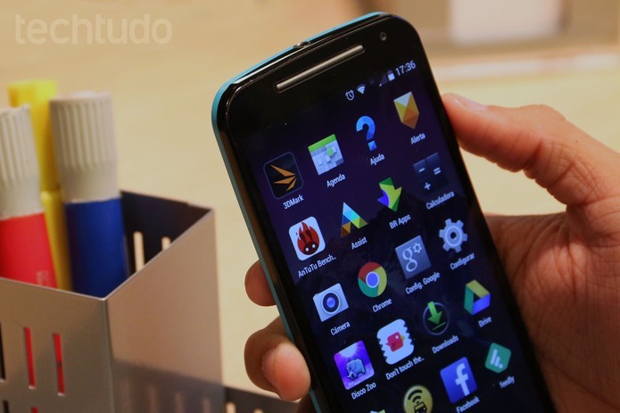 Smart intermediário da Motorola também possui um desempenho superior Moto G possui uma tela superior ao LG L Prime (Foto: Isadora Díaz/TechTudo)
