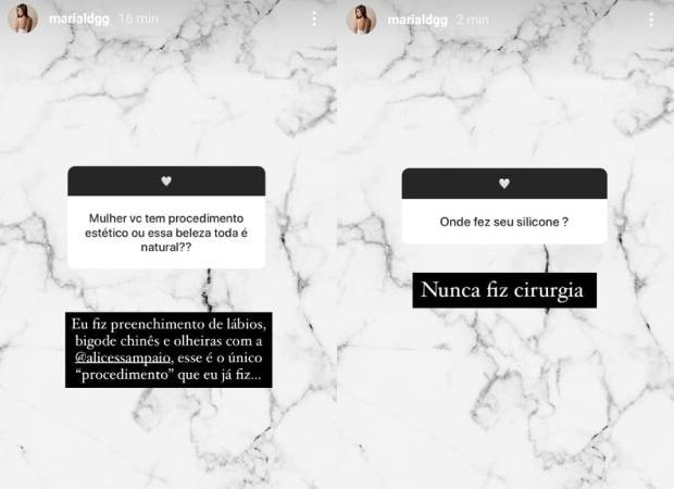 Maria Lina conversa com seguidores (Foto: Reprodução/Instagram)