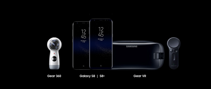 Lançamento Samsung Galaxy S8 - Gear (Foto: Divulgação/Samsung)