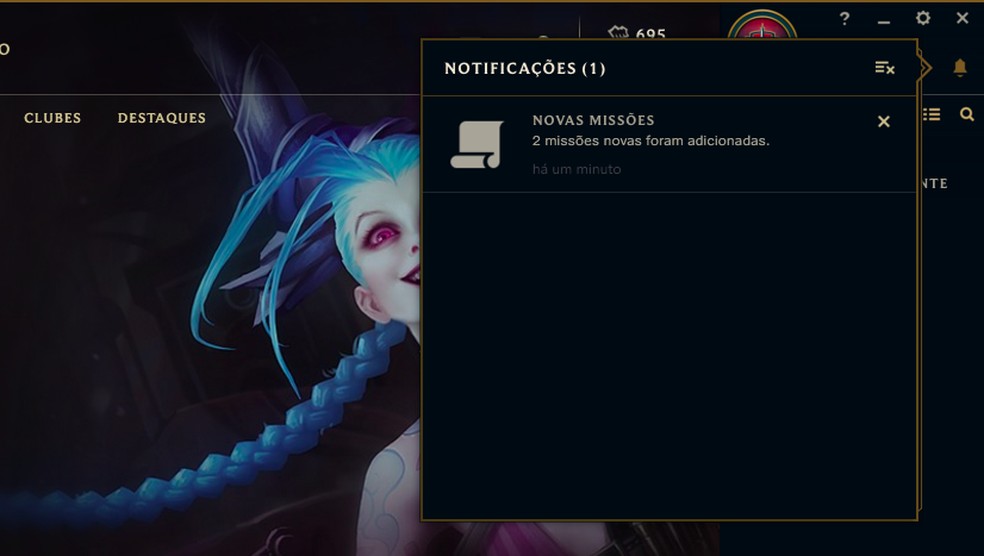 Game tem bom sistema de comunicação e denúncias (Foto: Reprodução/Felipe Vinha)