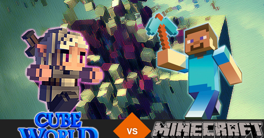 Cube World X Minecraft: veja as diferenças entre os 