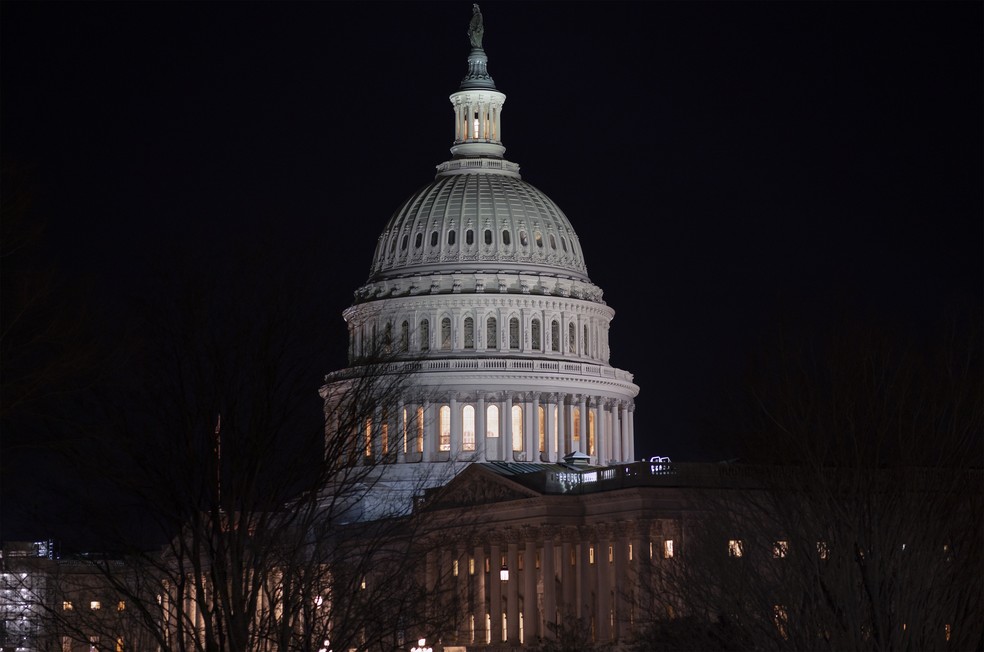 O Capitólio, sede do Congresso americano, em foto de 29 de janeiro de 2020. — Foto: J. Scott Applewhite/AP