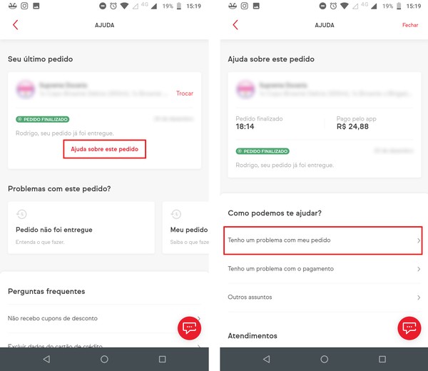 como entrar em contato com o ifood pelo chat do aplicativo entrega techtudo