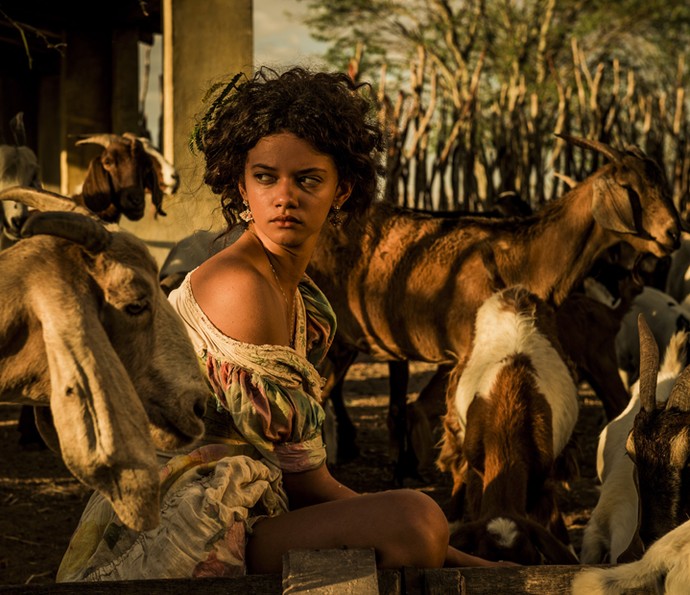 Pela primeira vez na TV, Marina Nery será Leonor, uma jovem simples de família de fazendeiros (Foto: Caiuá Franco/ Globo)