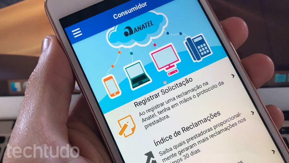 Como fazer uma reclamação no app Anatel Consumidor 