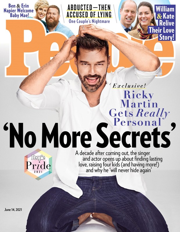 Ricky Martin na capa da People (Foto: Divulgação)