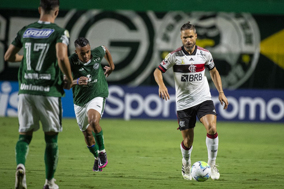 Diego Ribas, Goiás x Flamengo — Foto: Alexandre Vidal / Flamengo