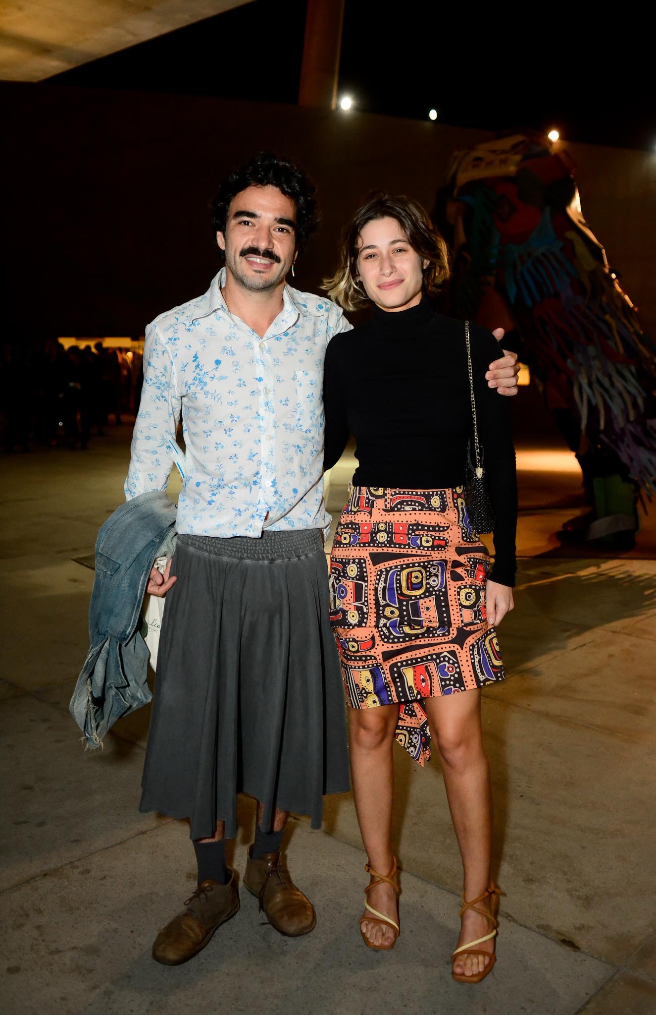 Caio Blat e Luisa Arraes (Foto: Webert Belicio/Agnews)