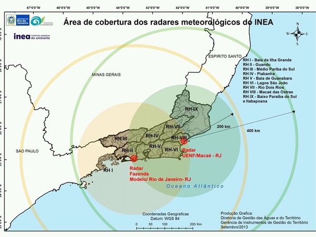 Mapa Meteorológico de Macaé  (Foto: Divulgação/UENF-INEA)