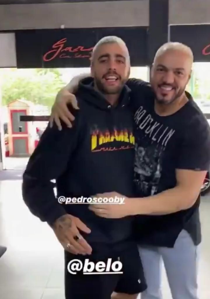 Pedro Scooby e Belo (Foto: Reprodução / Instagram)