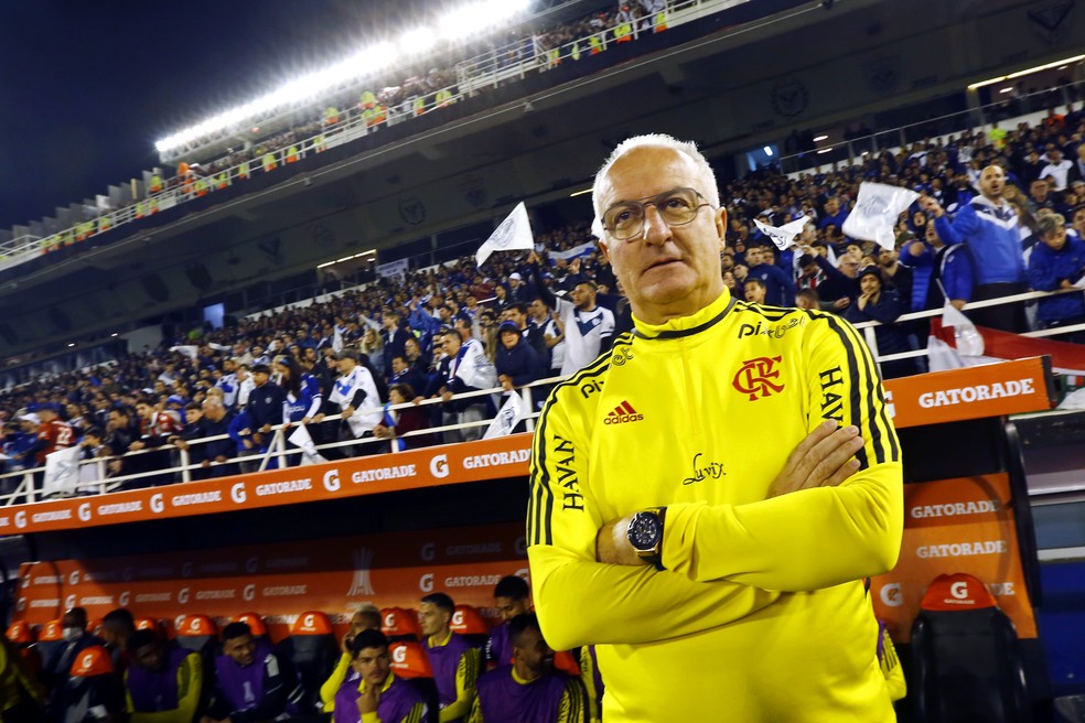 Dorival Junior em V&eacute;lez x Flamengo &mdash; Foto: Marcos Brindicci/Getty Images