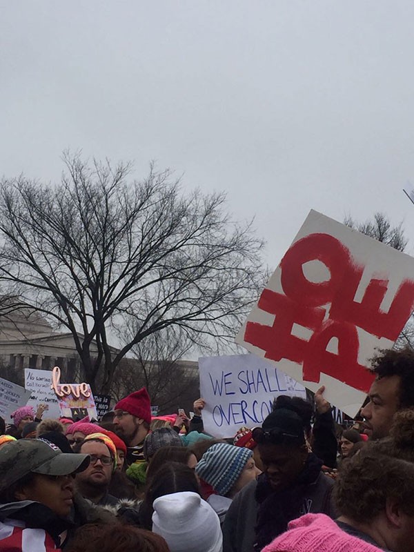 Manifestantes na womens march (Foto: Marie Claire)