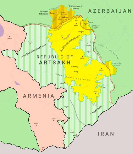 A guerra de Nagorno-Karabakh 