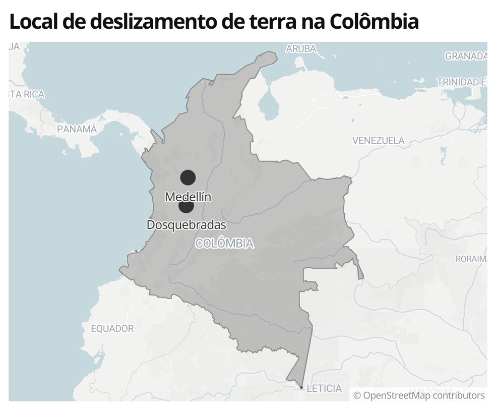 Deslizamento De Terra Deixa Ao Menos 14 Mortos E 29 Feridos Na Colombia Mundo G1