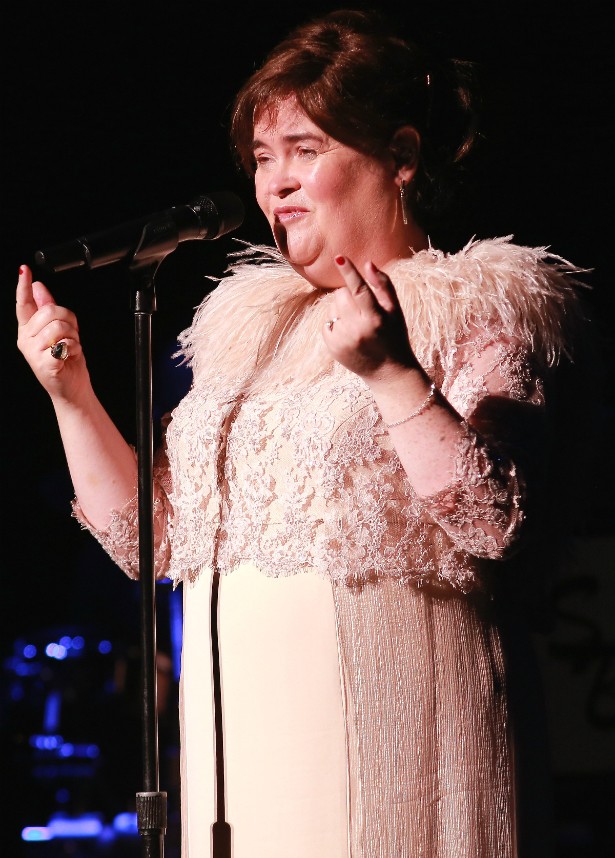 Susan Boyle em show na Califórnia, em outubro. (Foto: Getty Images)