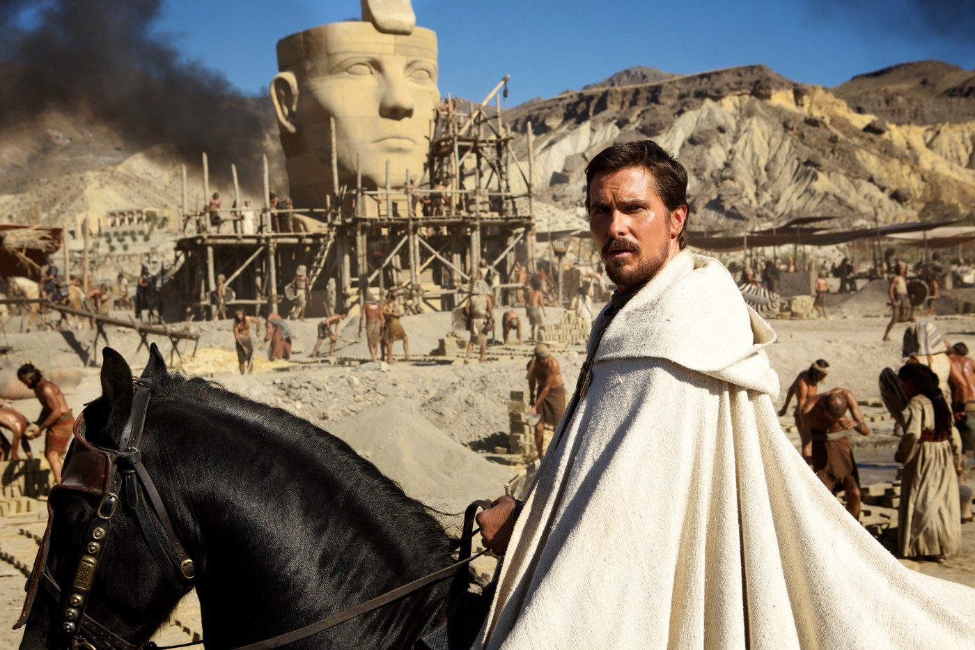 Christian Bale no papel de Moisés em 'Êxodo' (Foto: Divulgação)