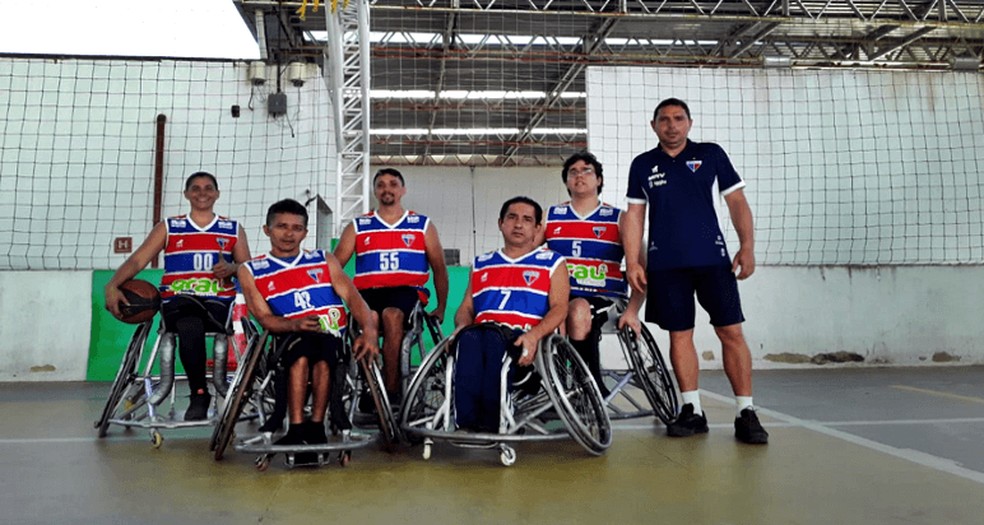 Time do Fortaleza no basquete em cadeira de rodas  — Foto: Divulgação