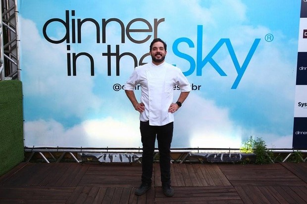 Dinner In The Sky recebe o chef Thomas Troisgros no Rio