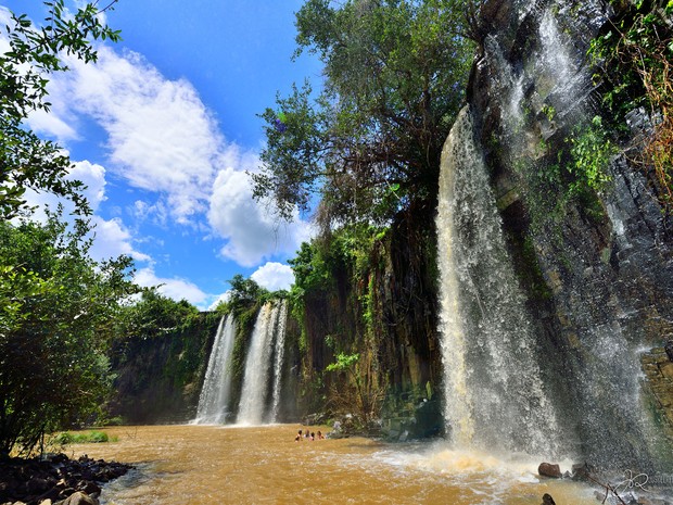 Cachoeira da Pedra Negra (Foto: Juscel Reis/Arquivo Pessoal)