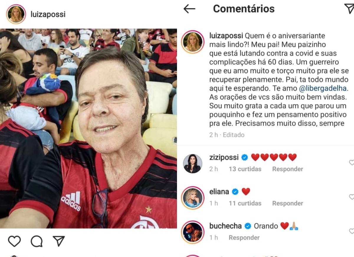 Luiza Possi homenageia o pai (Foto: Reprodução/Instagram)