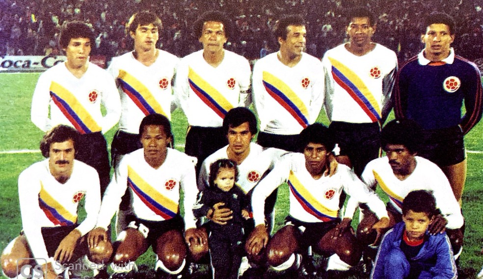 Seleção colombiana na Copa América de 1979 — Foto: Reprodução