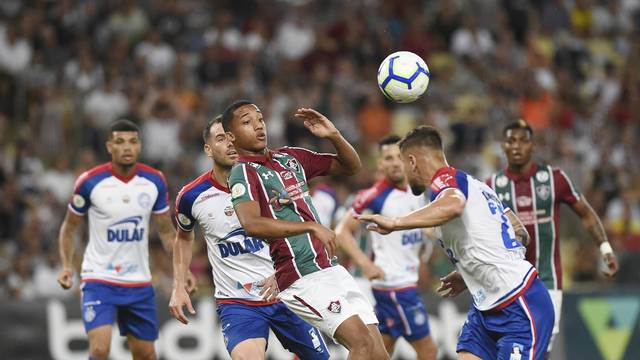 Fluminense e Bahia fizeram um jogo intenso no Maracanã 