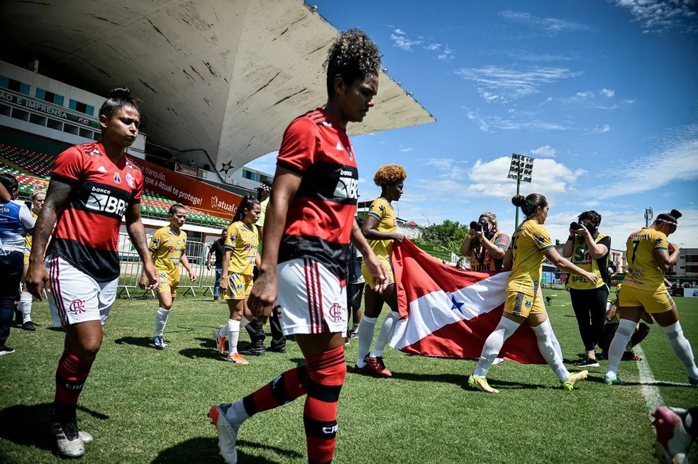 Flamengo venceu o Esmac por 2 a 0 na Supercopa do Brasil Feminina — Foto: Nayra Halm/Staff Images Woman/CBF