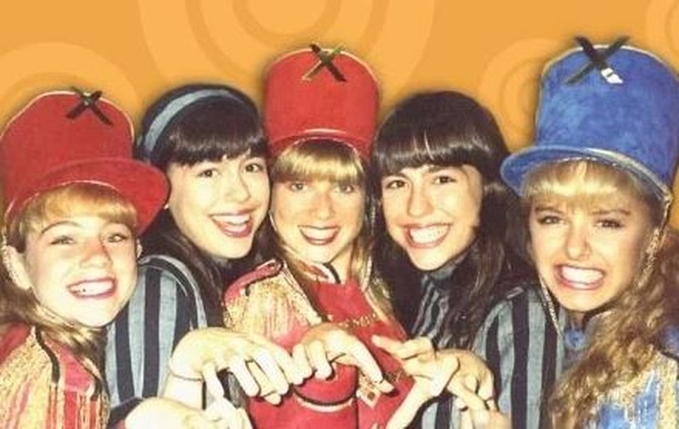 Mariana Richard já foi uma das irmãs metralha do Xou da Xuxa — Foto: Globo