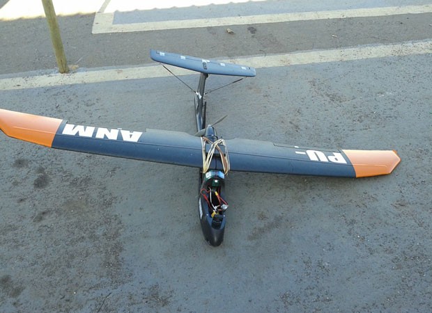Drone do Departamento Nacional de Produção Mineral  (Foto: DNPM/divulgação)