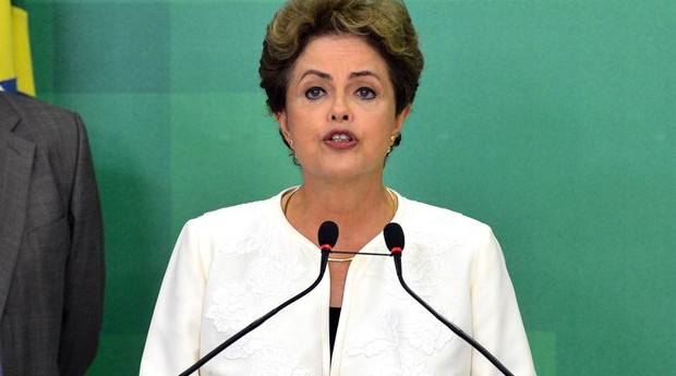 Dilma Rousseff faz pronunciamento (Foto: Wilson Dias/Agência Brasil)