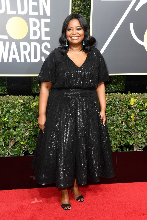 BEVERLY HILLS, CA - JANUARY 07:  Actor Octavia Spencer attends The 75th Annual Golden Globe Awards at The Beverly Hilton Hotel on January 7, 2018 in Beverly Hills, California.  (Photo by Frazer Harrison/Getty Images) (Foto: Getty Images)