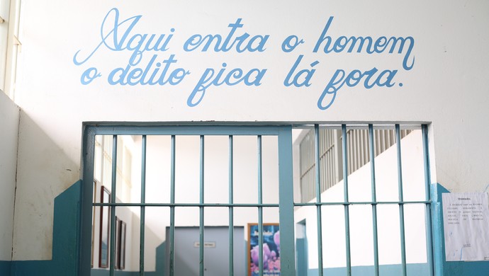 Apac Santa Luzia, onde Bruno está preso (Foto: Bernardo Pombo e Luiz Cláudio Amaral)
