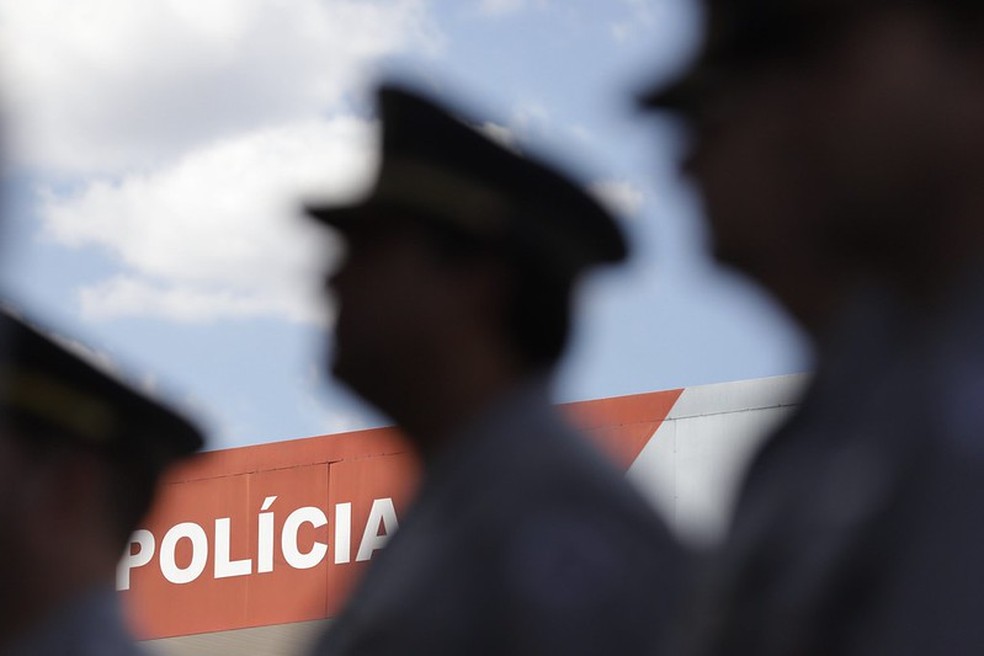 Policiais participam de cerimônia da Secretaria de Segurança Pública de São Paulo. — Foto: Divulgação/GESP