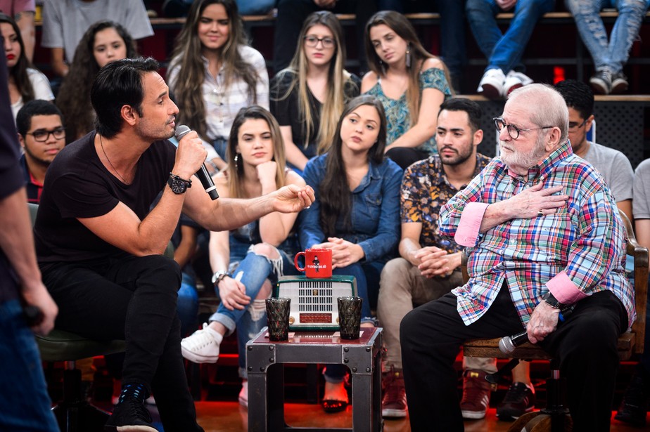 Jô Soares se emociona com declaração de Rodrigo Santoro: 'Patrimônio'